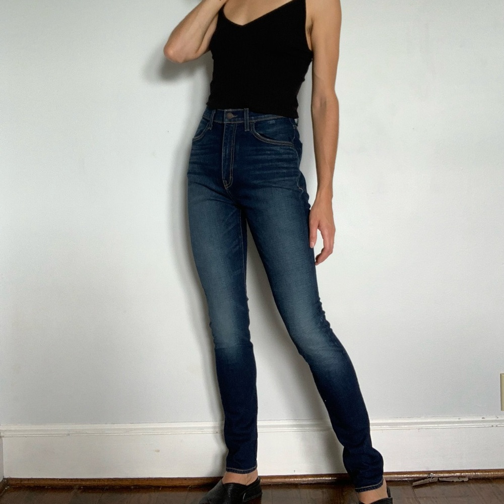 Imogene & Willie Elizabeth Santa Clara high rise slim leg denim size 26